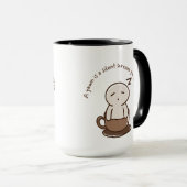 Koffieliefhebbers Expressieve Mok (Voorkant rechts)