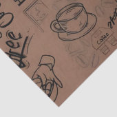 Koffieliefhebbers genot tissuepapier (Detail)