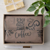 Koffieliefhebbers genot tissuepapier (Geschenk)