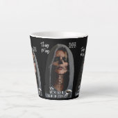 Koffieliefhebber's Gift - Zwarte koffie altijd het Latte Mok (Voorkant)