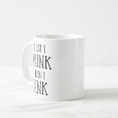 Koffieliefhebbers Grappig Pickleball Dink Koffiemok (Voorkant links)