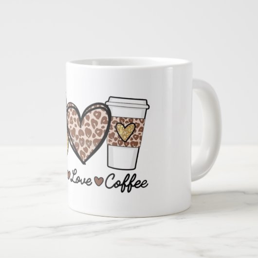 Koffieliefhebbers Grote Koffiekop (Voorkant rechts)