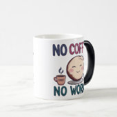 Koffieliefhebbers Heat Changing Morphing Mok (Voorkant rechts)