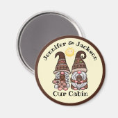 Koffieliefhebbers Kabouter Koppel Cruise Deur Mark Magneet (Voorkant / Achterkant)