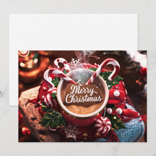 Koffieliefhebbers Kerst Kaart #14 (Voorkant / Achterkant)