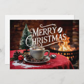 Koffieliefhebbers Kerst Kaart #18 (Voorkant / Achterkant)