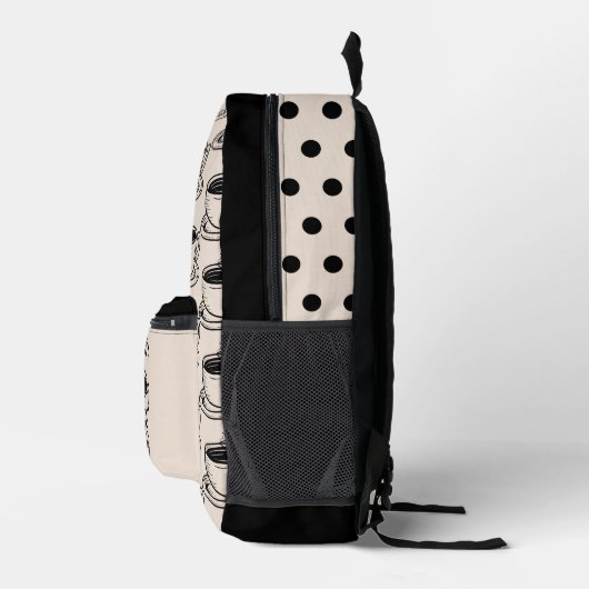 Koffieliefhebbers | Knuffel in een Mok Rugzak (Rechts)