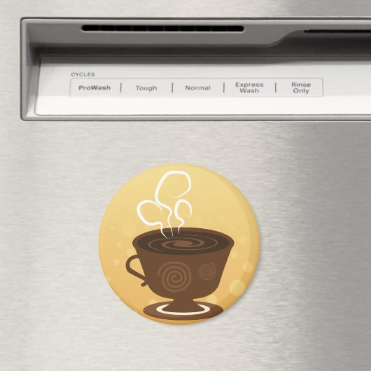 Koffieliefhebbers Koelkast Magnet (Insitu (Vaatwasser))