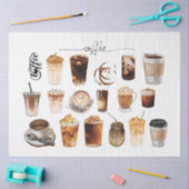 Koffieliefhebbers Latte Cappuccino Decoupage Paper Tissuepapier (Craft)