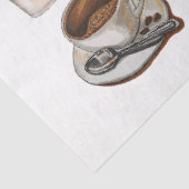Koffieliefhebbers Latte Cappuccino Decoupage Paper Tissuepapier (Detail)