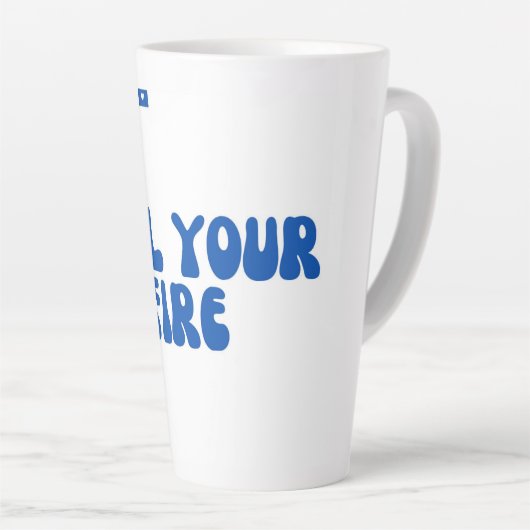 Koffieliefhebbers Latte Mok (Rechterhoek)