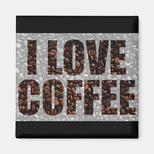 Koffieliefhebbers Magneet (Voorkant)