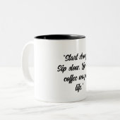 Koffieliefhebbers mok (Voorkant links)