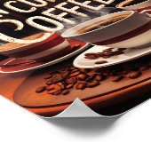Koffieliefhebbers Motivatie citaten van succes Poster (Hoek)