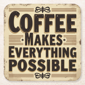 Koffieliefhebbers onderzetters