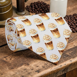 Koffieliefhebbers op maat gemaakte das