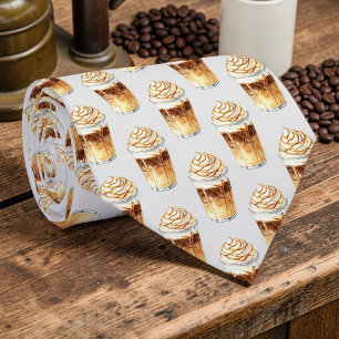 Koffieliefhebbers op maat gemaakte das