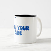 Koffieliefhebbers Tweekleurige Koffiemok (Voorkant rechts)