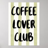 Koffieliefhebbersclub Poster (Voorkant)