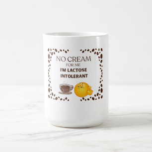 KOFFIELIEFHEBER WIT GRAPPIG, HOU VAN CREAM KERAMIE KOFFIEMOK