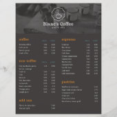 Koffielijst drinken (Achterkant)