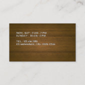 Koffielounge Bar Leather & Wood Loyalty Punch (Achterkant)