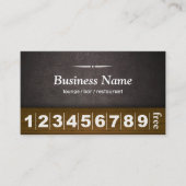 Koffielounge Bar Leather & Wood Loyalty Punch (Voorkant)