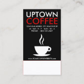 koffieloyaliteit (wordWEBs) Klantenkaartje (Achterkant)