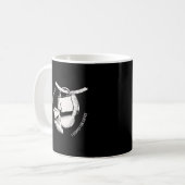 Koffieluiaard (wit) koffiemok (Voorkant links)