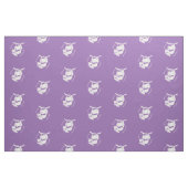 Koffieluiaard (wit) stof (Fat Quarter)