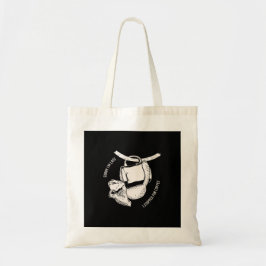 Koffieluiaard (wit) tote bag