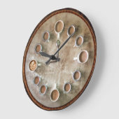 Koffieluiken rond de muur grote klok (Hoek)