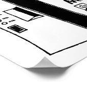 Koffiemachinecoöperatie Funny Poster (Hoek)