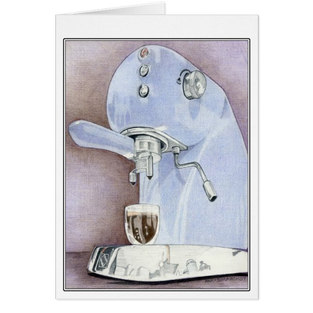 Koffiemachinekaart (Voorkant)