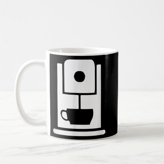 Koffiemachinekabels, uniform koffiemok (Links)