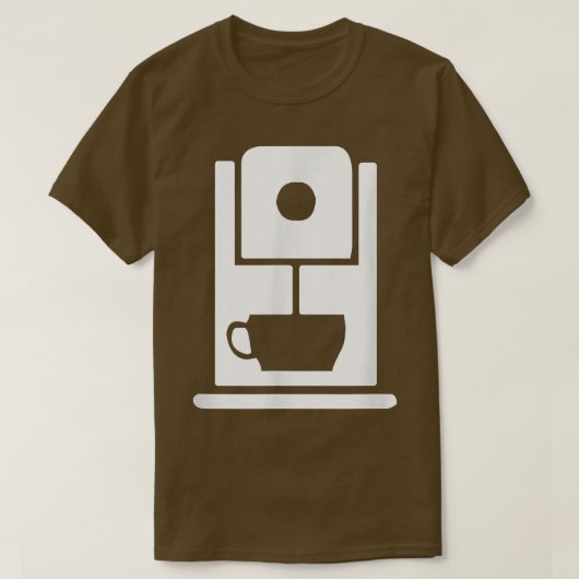 Koffiemachinekabels, uniform t-shirt (Design voorkant)