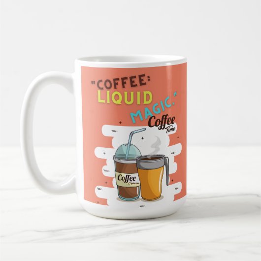koffiemagie koffiemok (Links)
