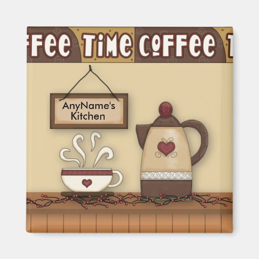 koffiemagneet magneet (Voorkant)