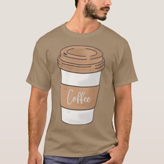 Koffiemeisje T-shirt (Voorkant)