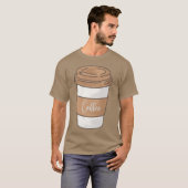 Koffiemeisje T-shirt (Voorkant volledig)