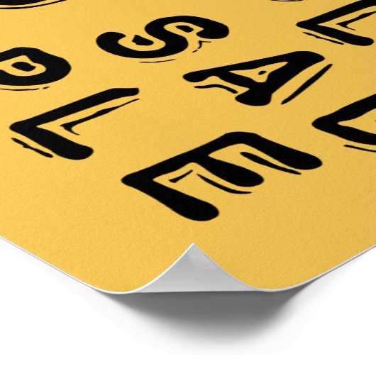 Koffiemensen en zeugen Poster (Hoek)