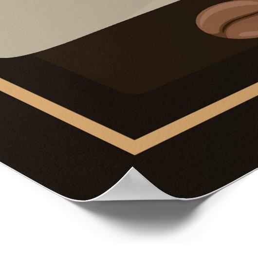 Koffiemenu Poster (Hoek)