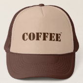 Koffiemerk Trucker Hat Trucker Pet (Voorkant)