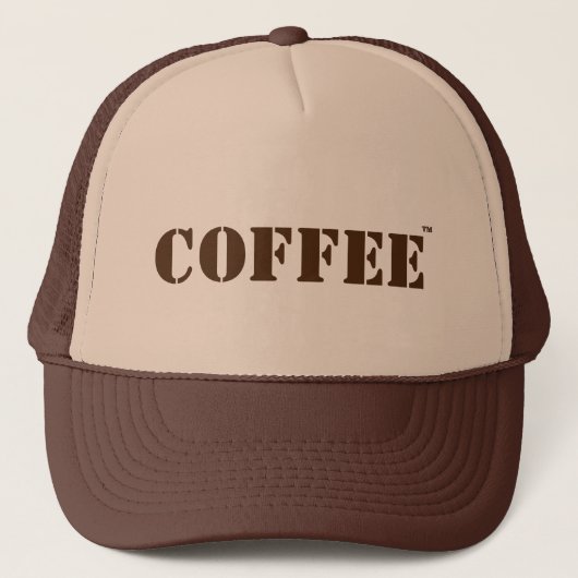 Koffiemerk Trucker Hat Trucker Pet (Voorkant)