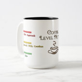 Koffiemeter Coffee-Mok Tweekleurige Koffiemok (Voorkant links)