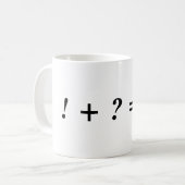 ! + ? = ?! KOFFIEMOK (Voorkant links)