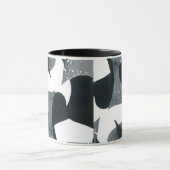 KoffieMok - Abstract ontwerp, 'blades' Mok (Midden)