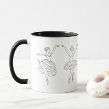 Koffiemok Ballerina's