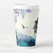 Koffiemok Berglandschap Latte Mok (Voorkant)
