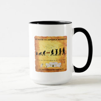 KoffieMok Deze Smart Caveman doet Wiskunde Mok